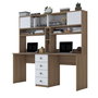 Hanah Home Escritorio de Estudio HA130 - 4017 Nogal y Blanco